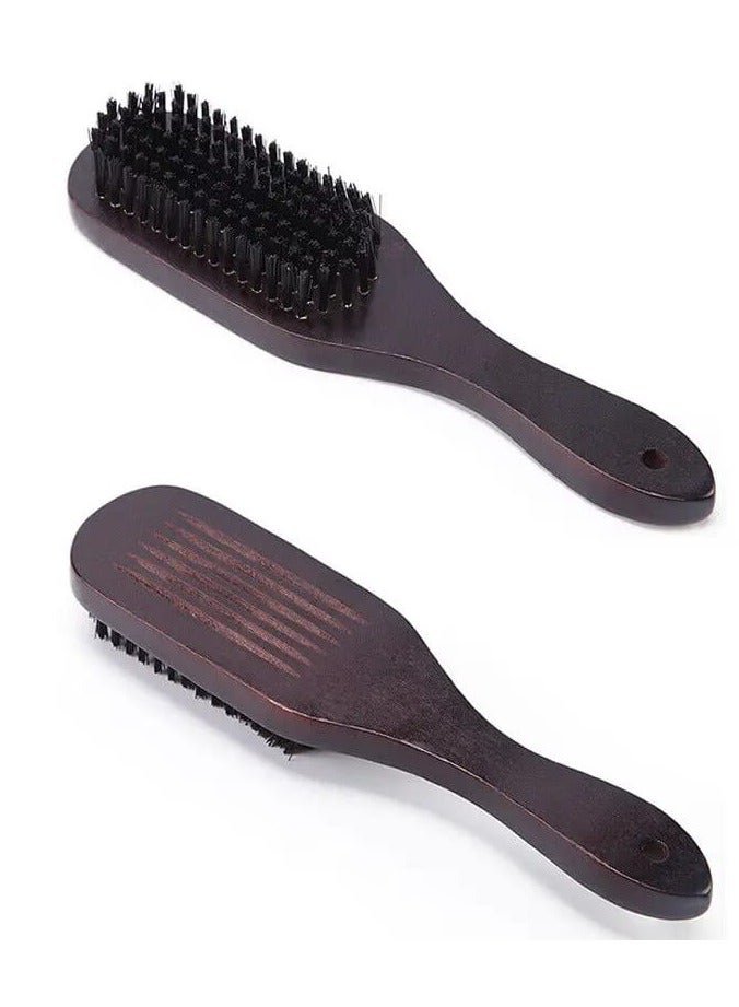 Beard Styling Hair Brush with Soft and Medium Bristles